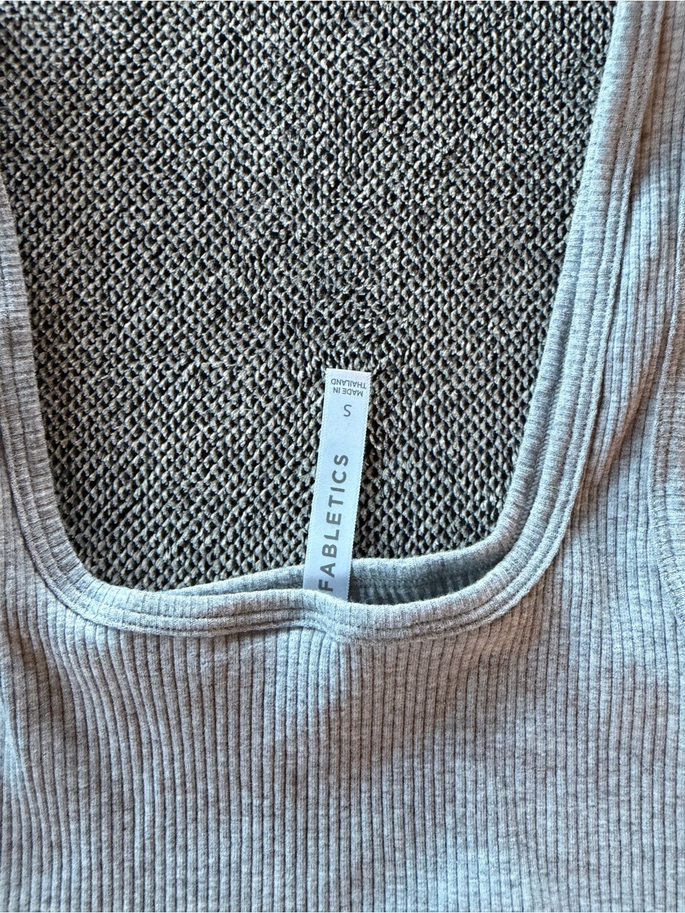 Ribbed Scoop Tank Trio - Red, Gray, Blue - Picture 9 of 13